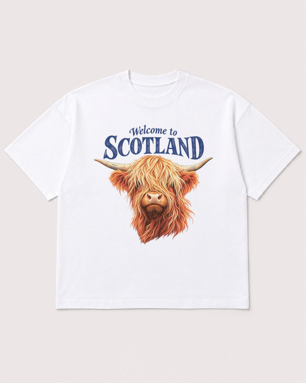 Mockup Boxy Heavyweight Tee White product