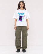 Mockup Boxy Heavyweight Tee White female full-body 02