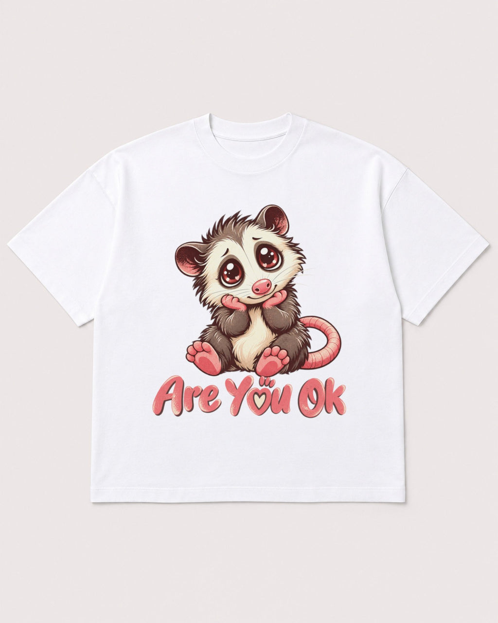 Mockup Boxy Heavyweight Tee White product