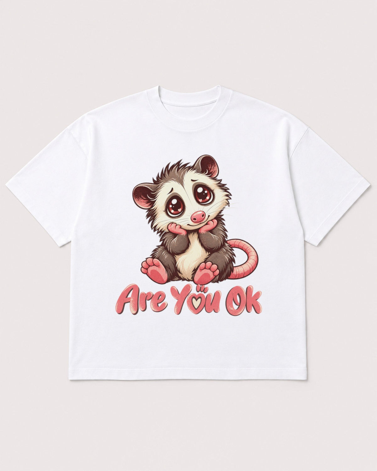 Mockup Boxy Heavyweight Tee White product