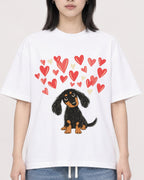 Mockup Boxy Heavyweight Tee White female close-up 31