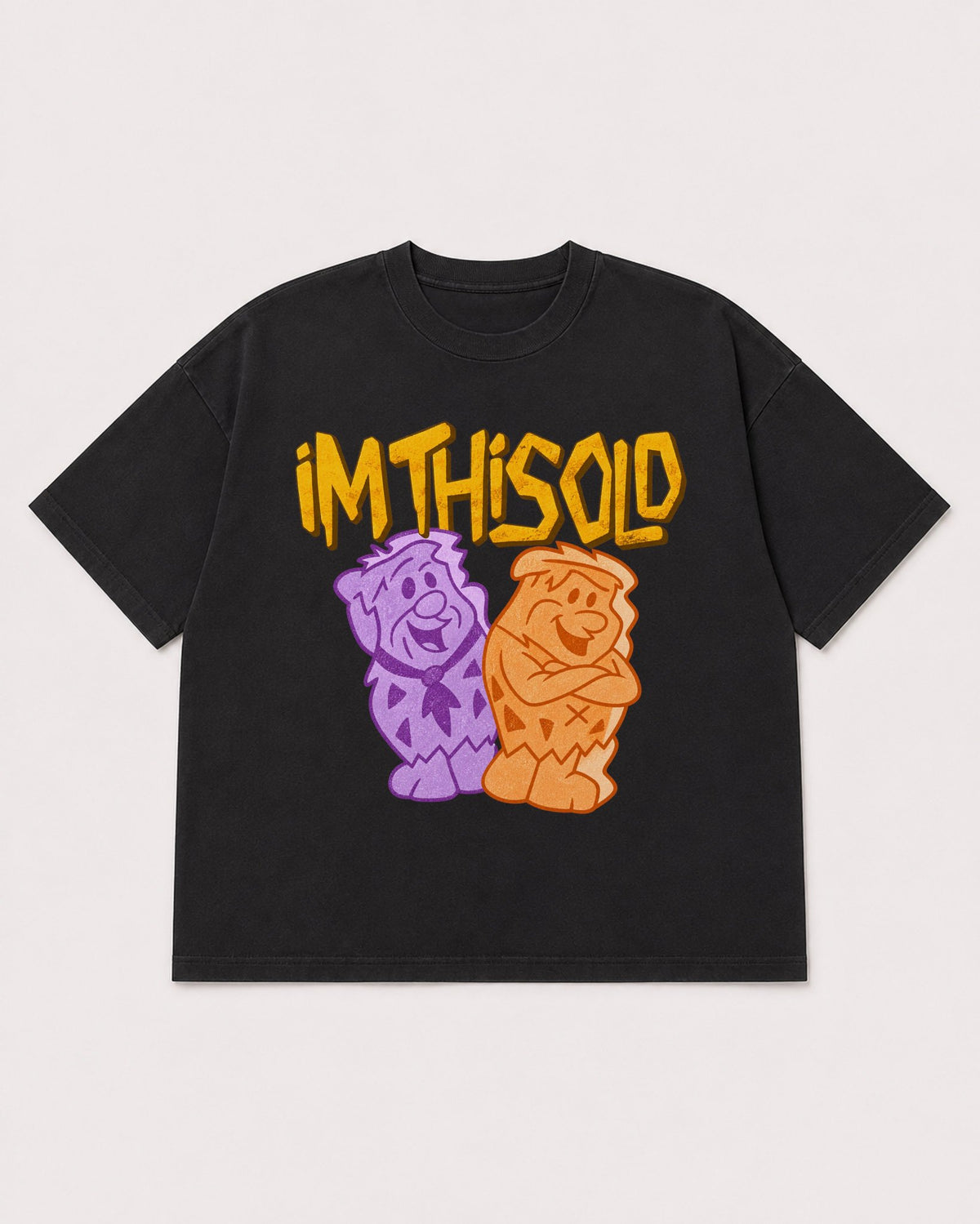Mockup Boxy Heavyweight Tee Black product