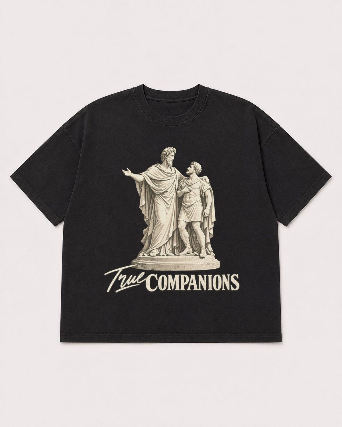 Mockup Boxy Heavyweight Tee Black product