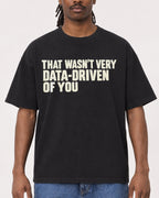 Mockup Boxy Heavyweight Tee Black male close-up 34