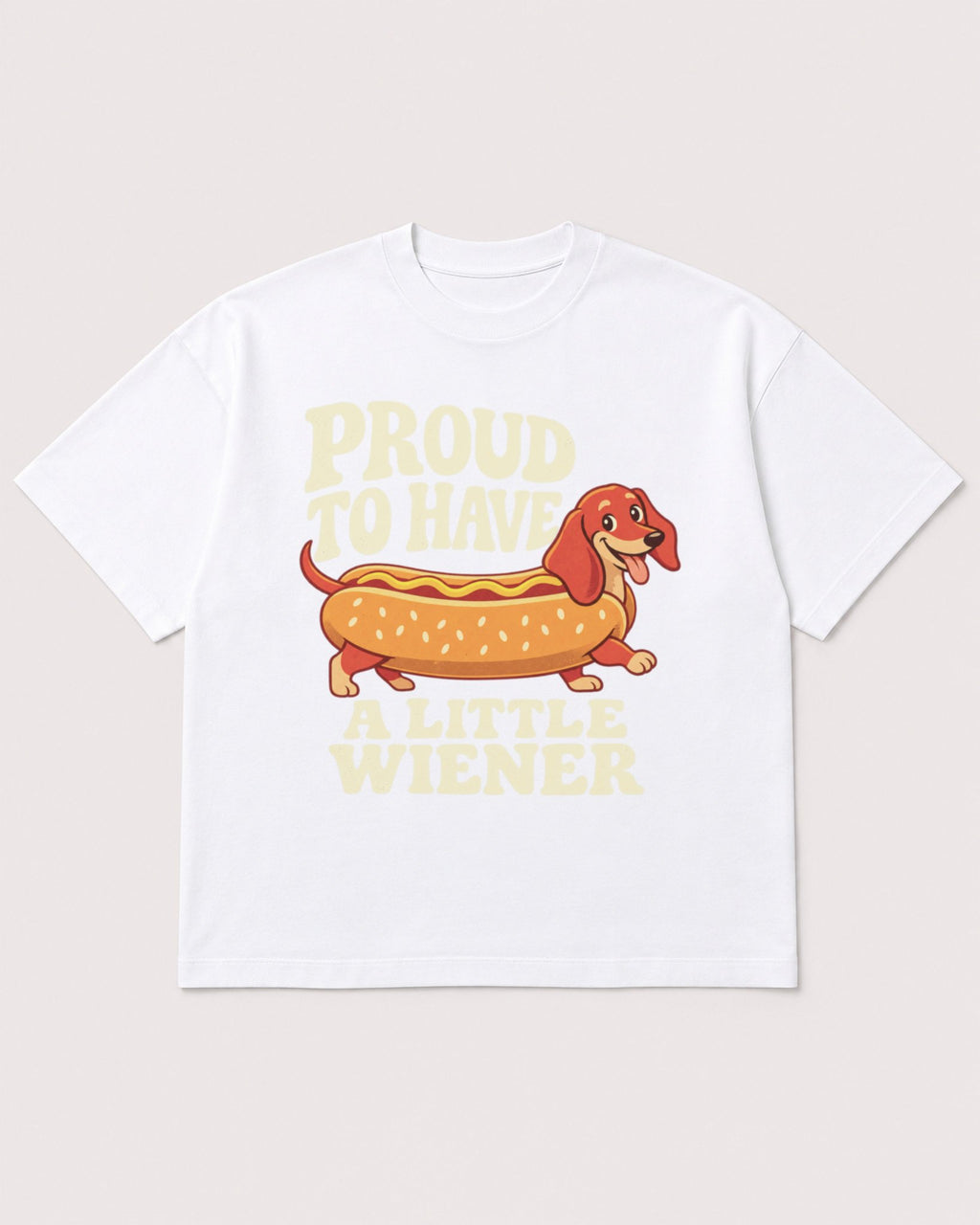 Mockup Boxy Heavyweight Tee White product
