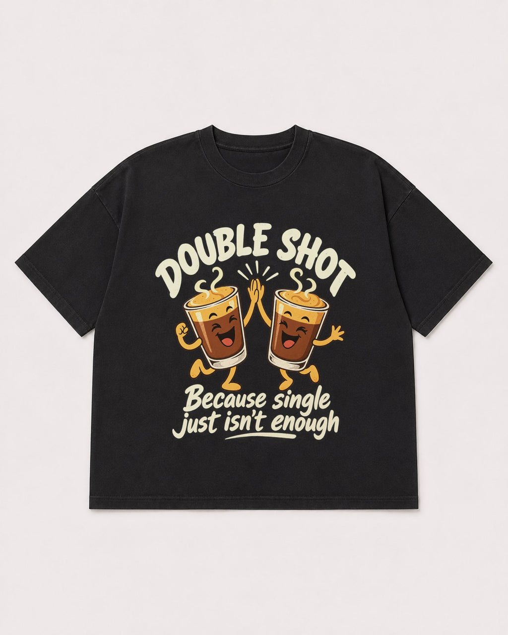 Mockup Boxy Heavyweight Tee Black product