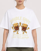 Mockup Boxy Heavyweight Tee White female close-up 12