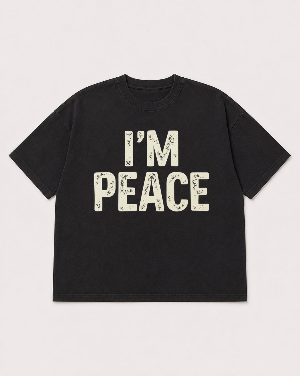 Mockup Boxy Heavyweight Tee Black product