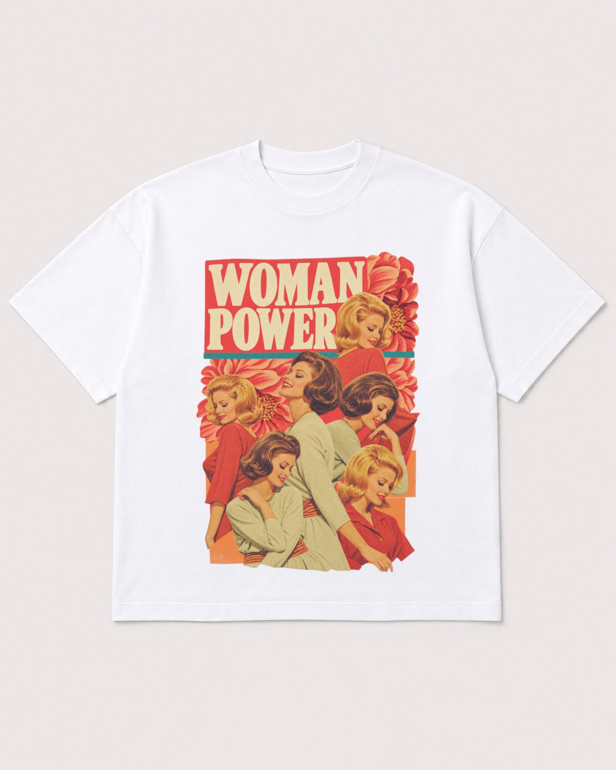 Mockup Boxy Heavyweight Tee White product