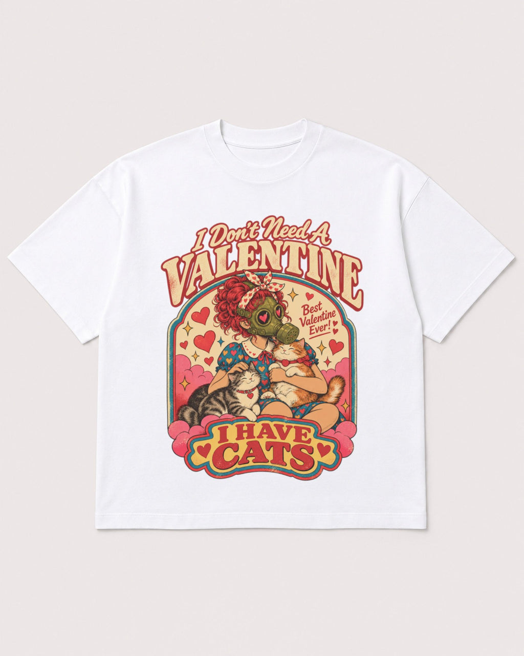 Mockup Boxy Heavyweight Tee White product