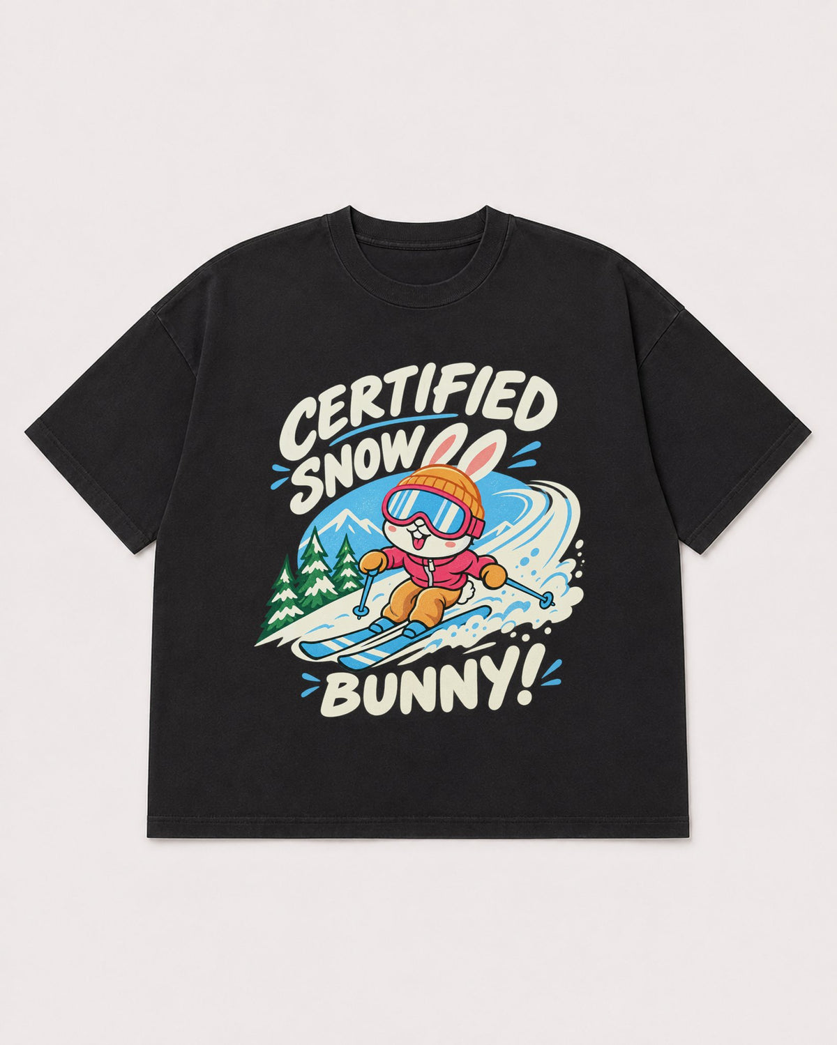 Mockup Boxy Heavyweight Tee Black product