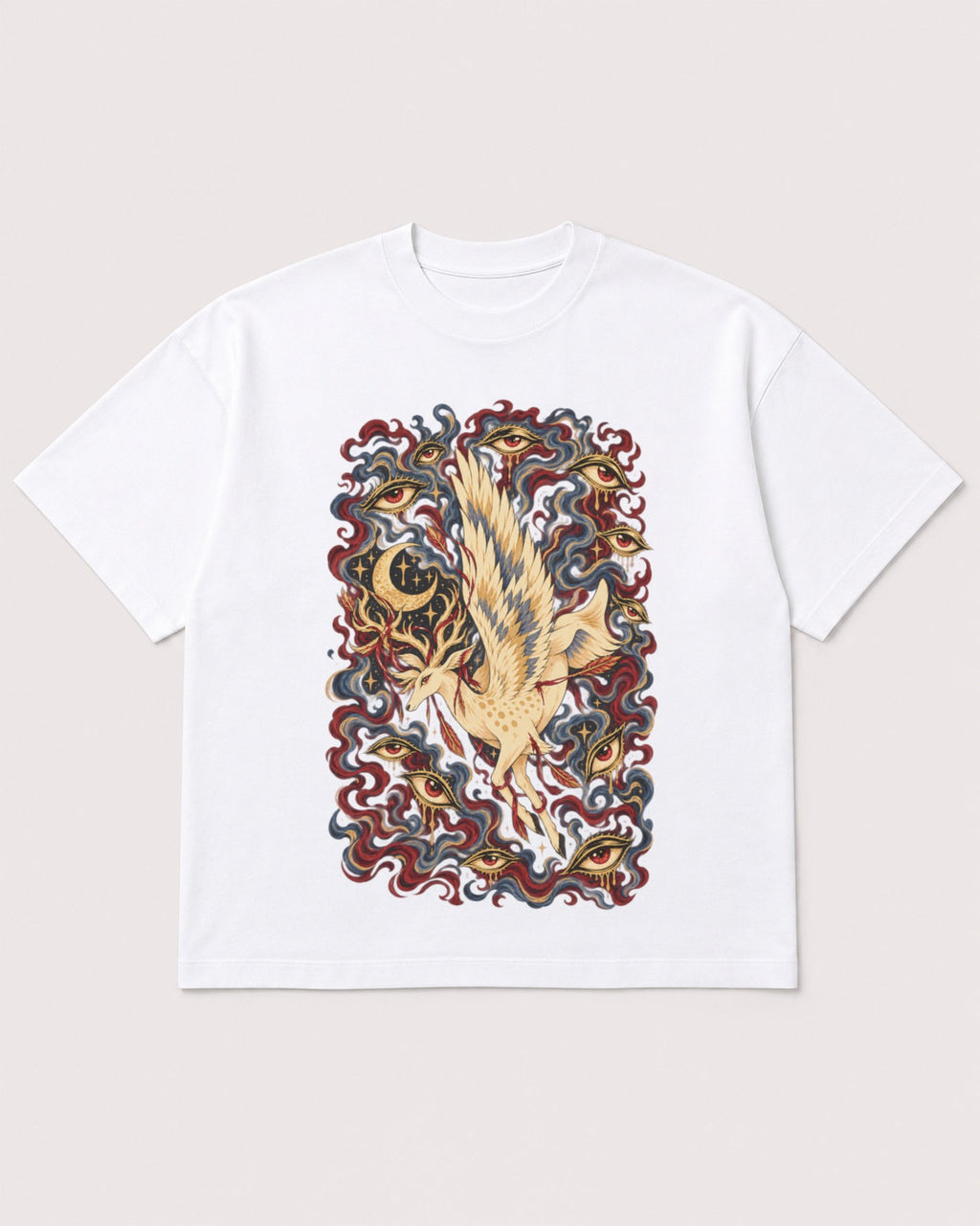 Mockup Boxy Heavyweight Tee White product