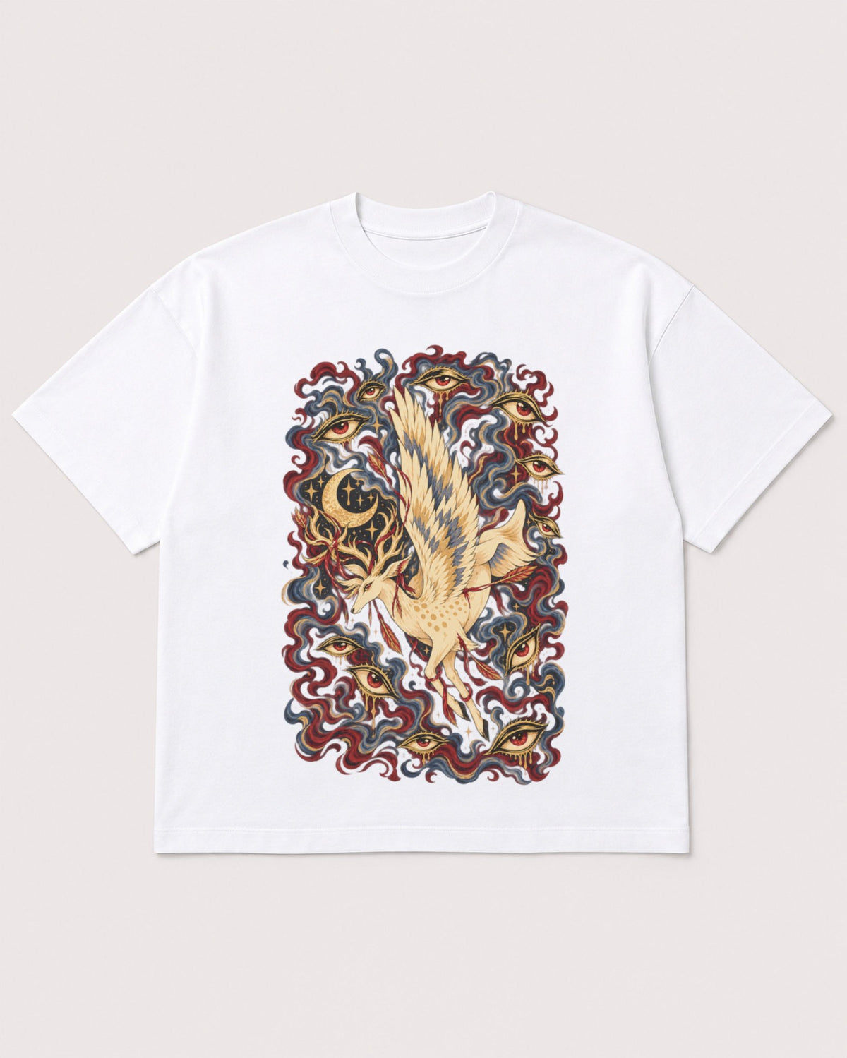 Mockup Boxy Heavyweight Tee White product