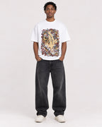 Mockup Boxy Heavyweight Tee White male full-body 05