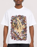 Mockup Boxy Heavyweight Tee White male close-up 05