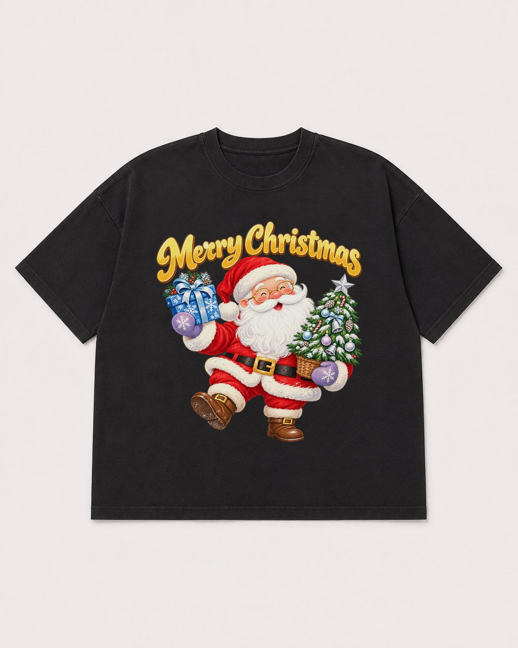 Mockup Boxy Heavyweight Tee Black product