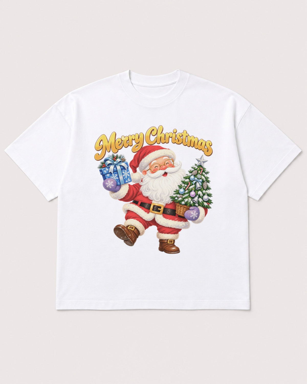 Mockup Boxy Heavyweight Tee White product