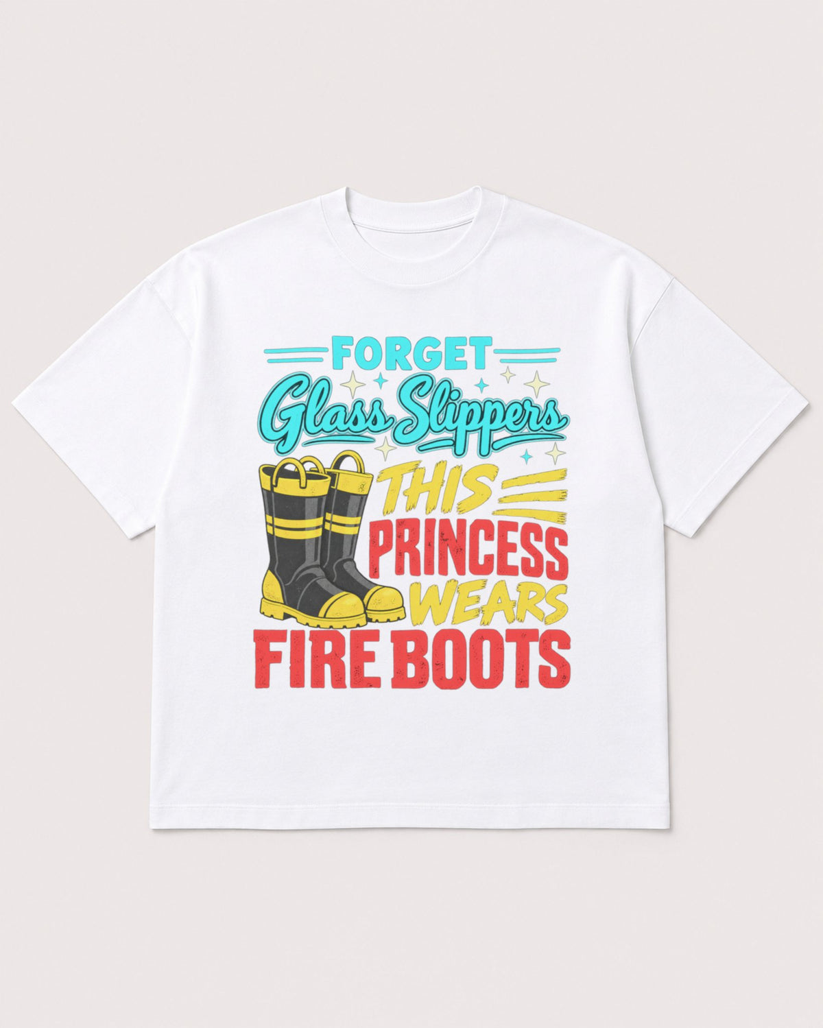 Mockup Boxy Heavyweight Tee White product