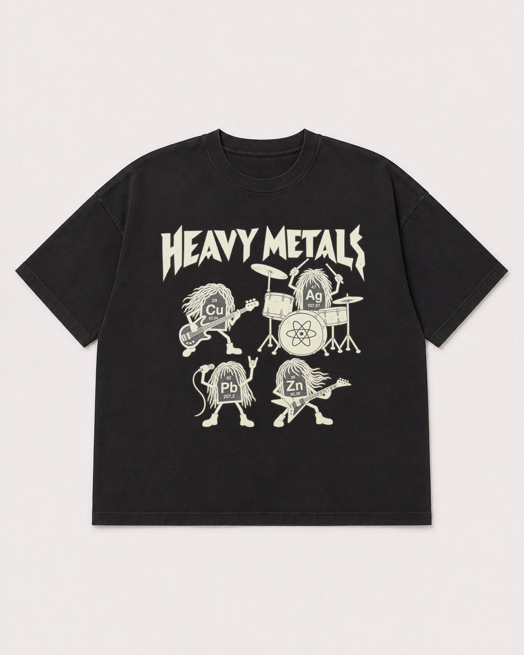 Mockup Boxy Heavyweight Tee Black product