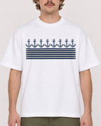 Mockup Boxy Heavyweight Tee White male close-up 09