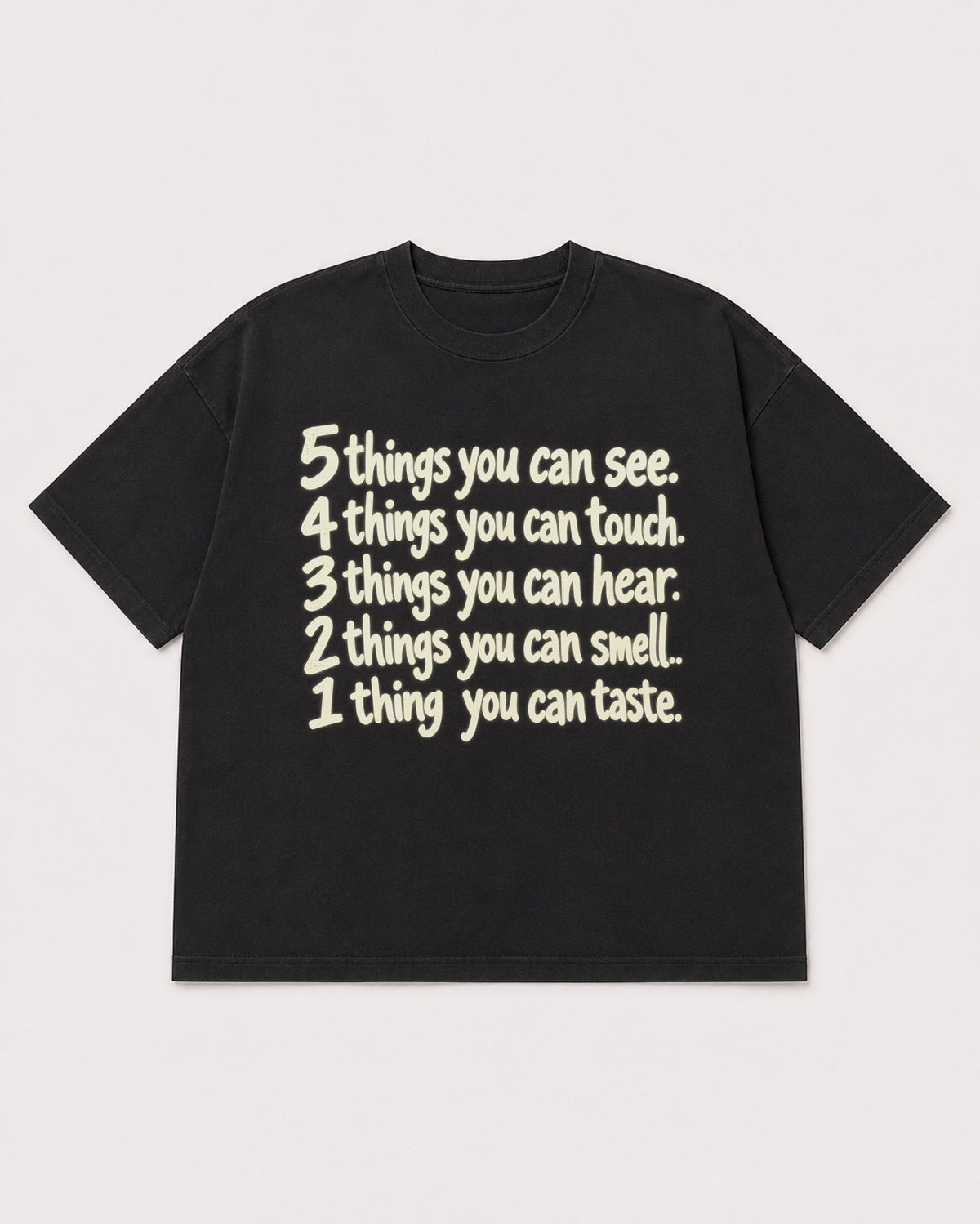 Mockup Boxy Heavyweight Tee Black product