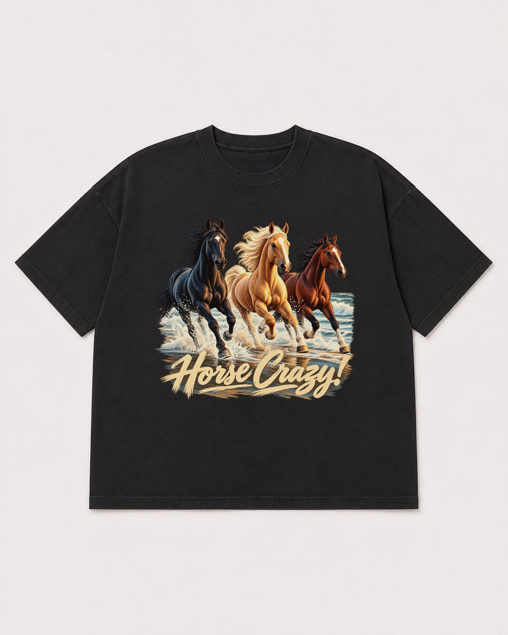 Mockup Boxy Heavyweight Tee Black product