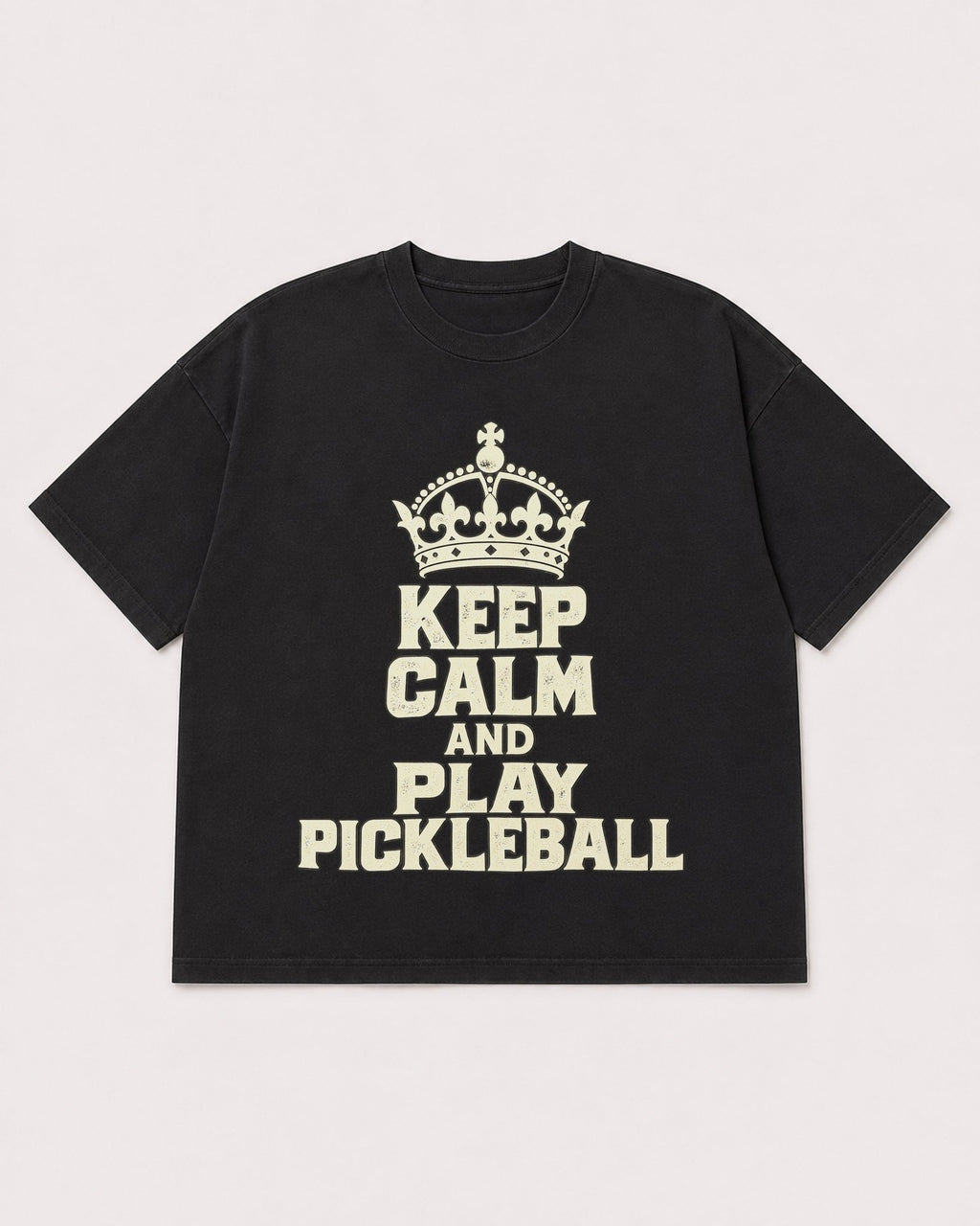 Mockup Boxy Heavyweight Tee Black product