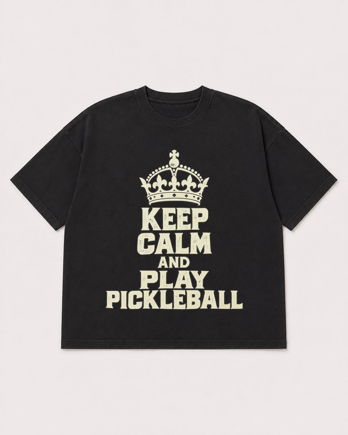 Mockup Boxy Heavyweight Tee Black product
