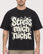 Mockup Boxy Heavyweight Tee Black male close-up 48