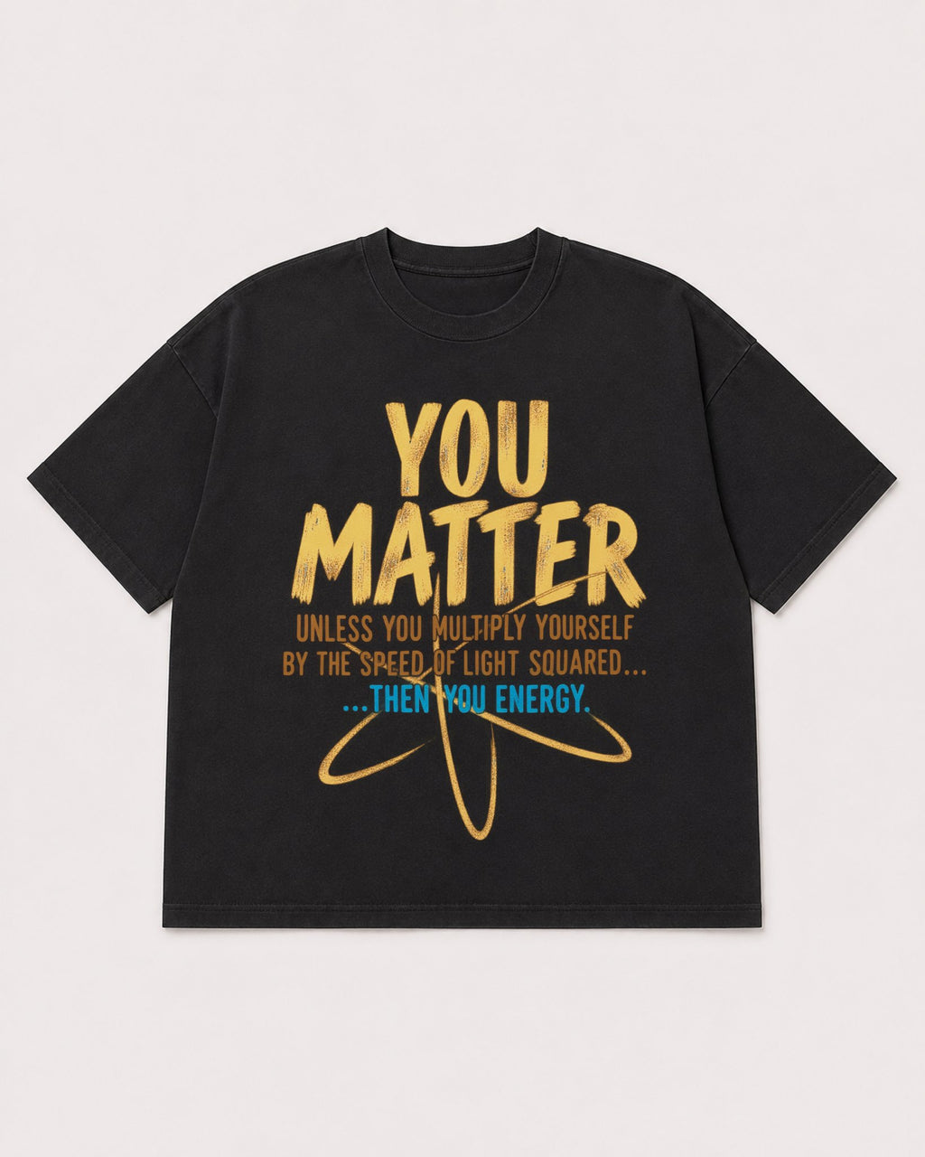 Mockup Boxy Heavyweight Tee Black product