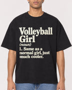 Mockup Boxy Heavyweight Tee Black male close-up 10