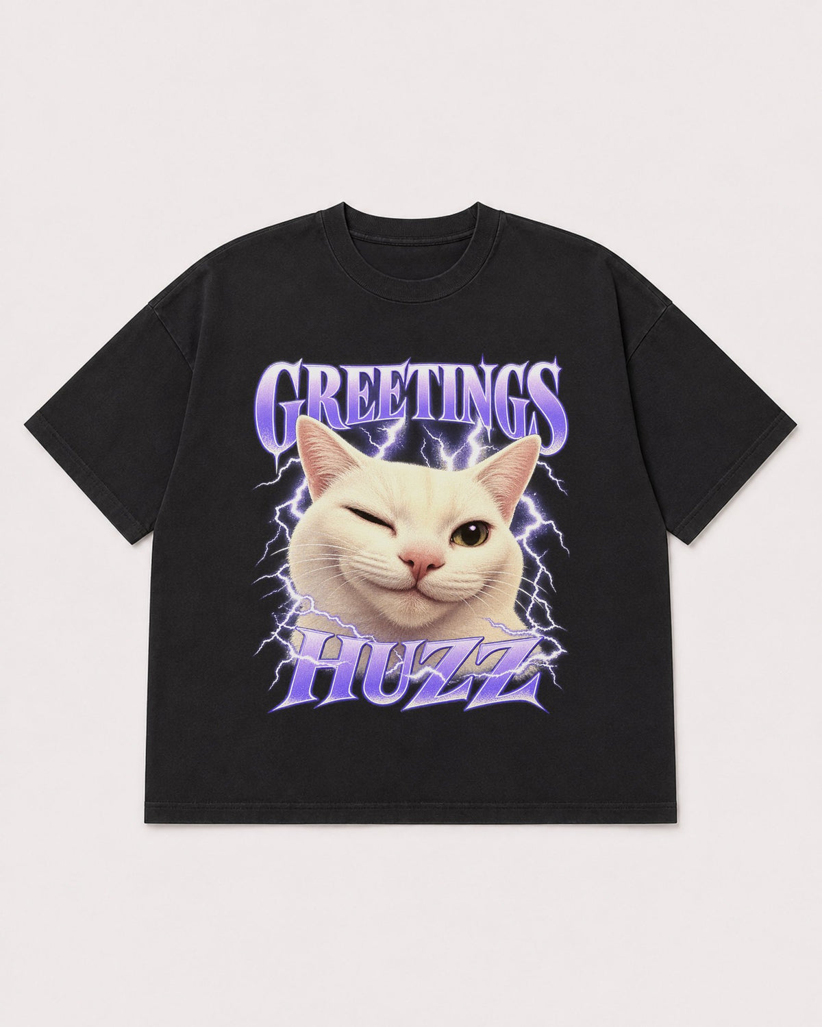 Mockup Boxy Heavyweight Tee Black product