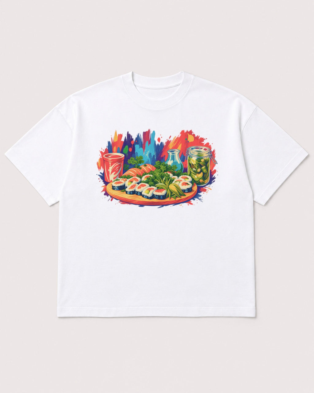 Mockup Boxy Heavyweight Tee White product