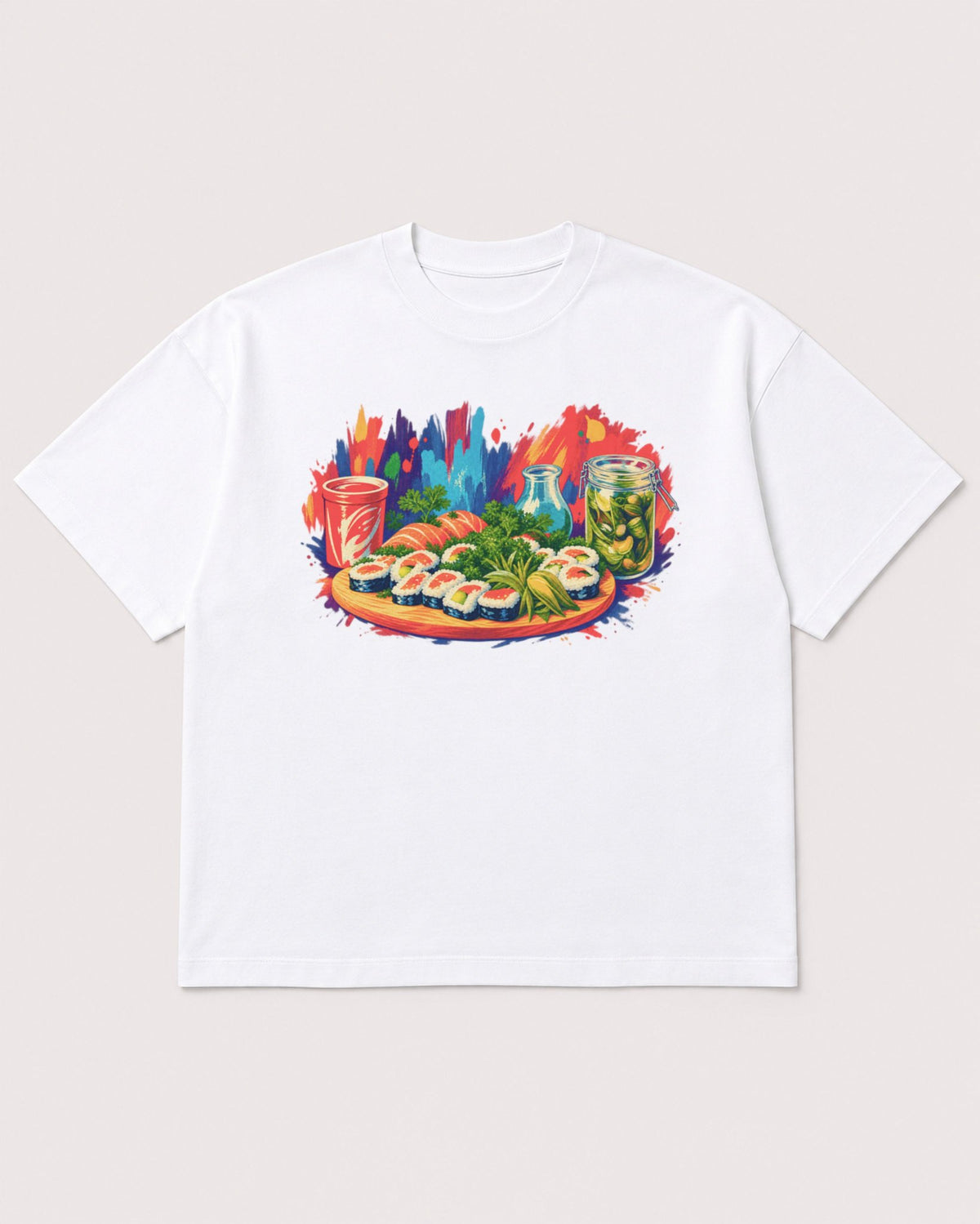 Mockup Boxy Heavyweight Tee White product