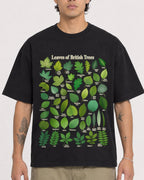 Mockup Boxy Heavyweight Tee Black male close-up 36