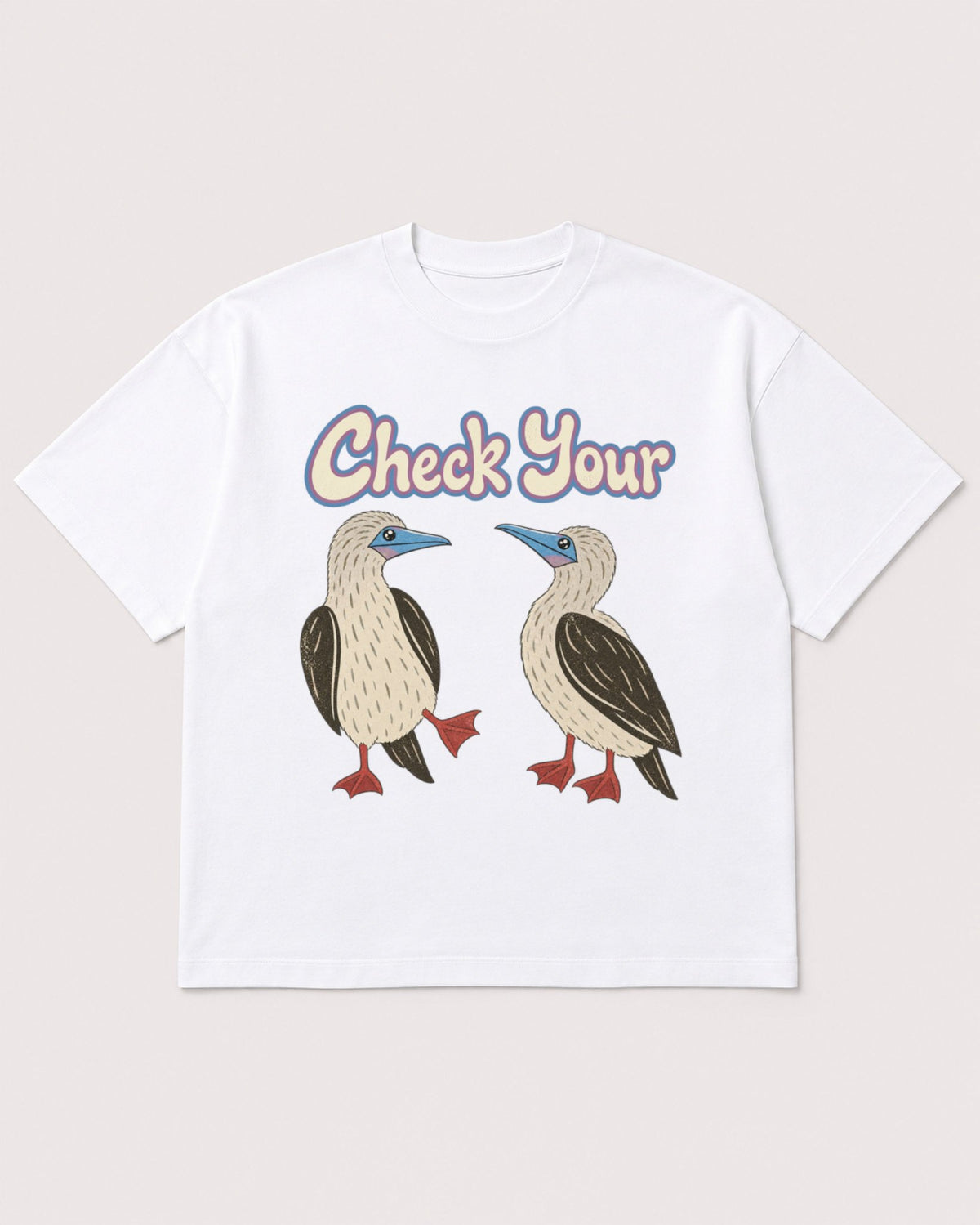 Mockup Boxy Heavyweight Tee White product