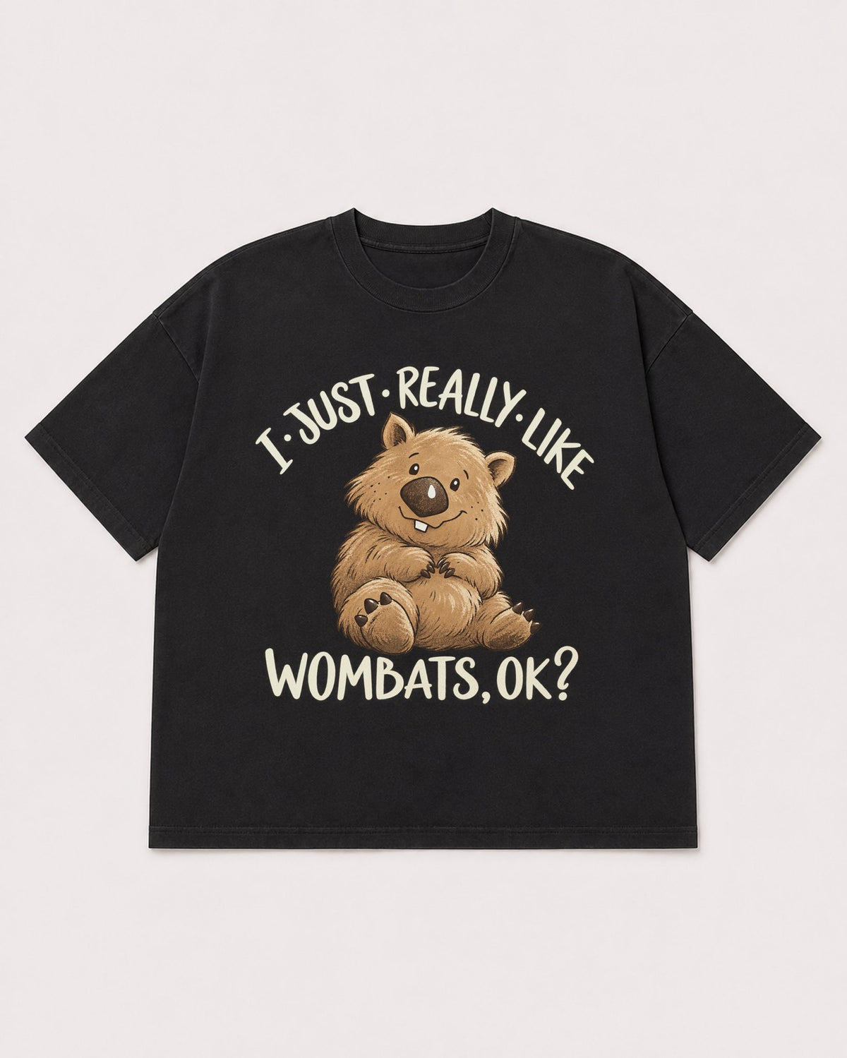 Mockup Boxy Heavyweight Tee Black product