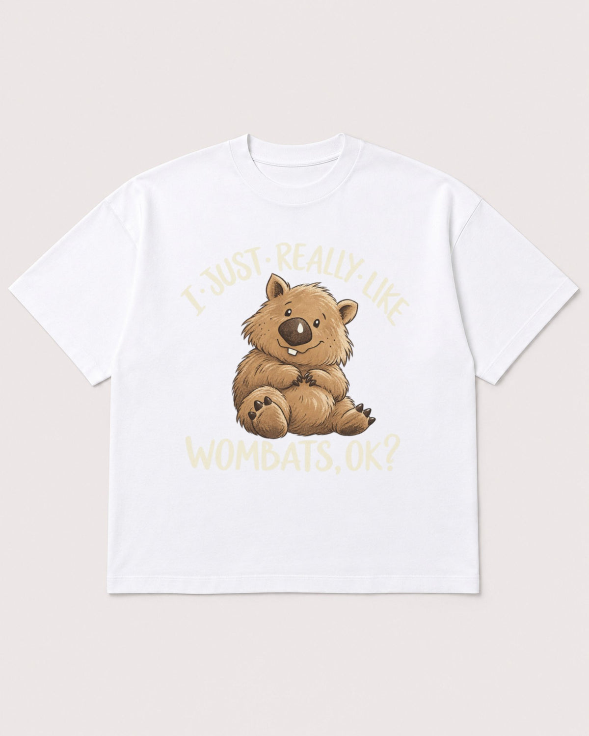 Mockup Boxy Heavyweight Tee White product