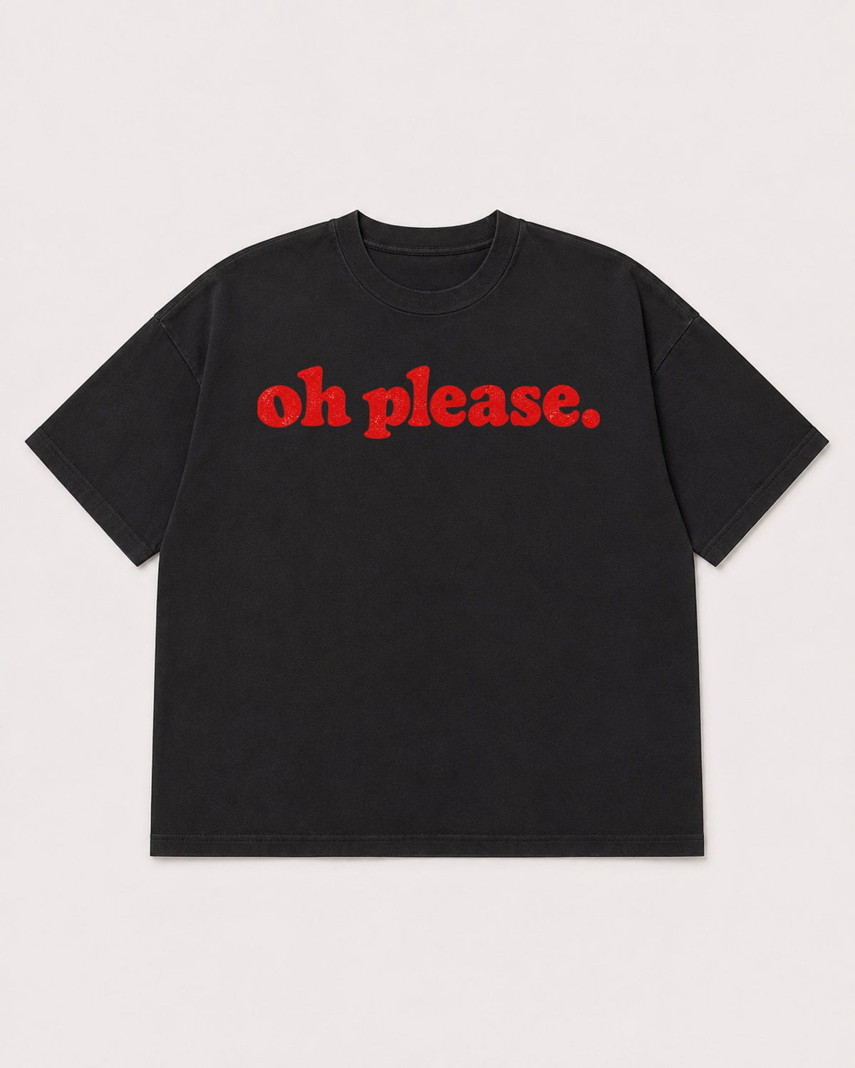Mockup Boxy Heavyweight Tee Black product