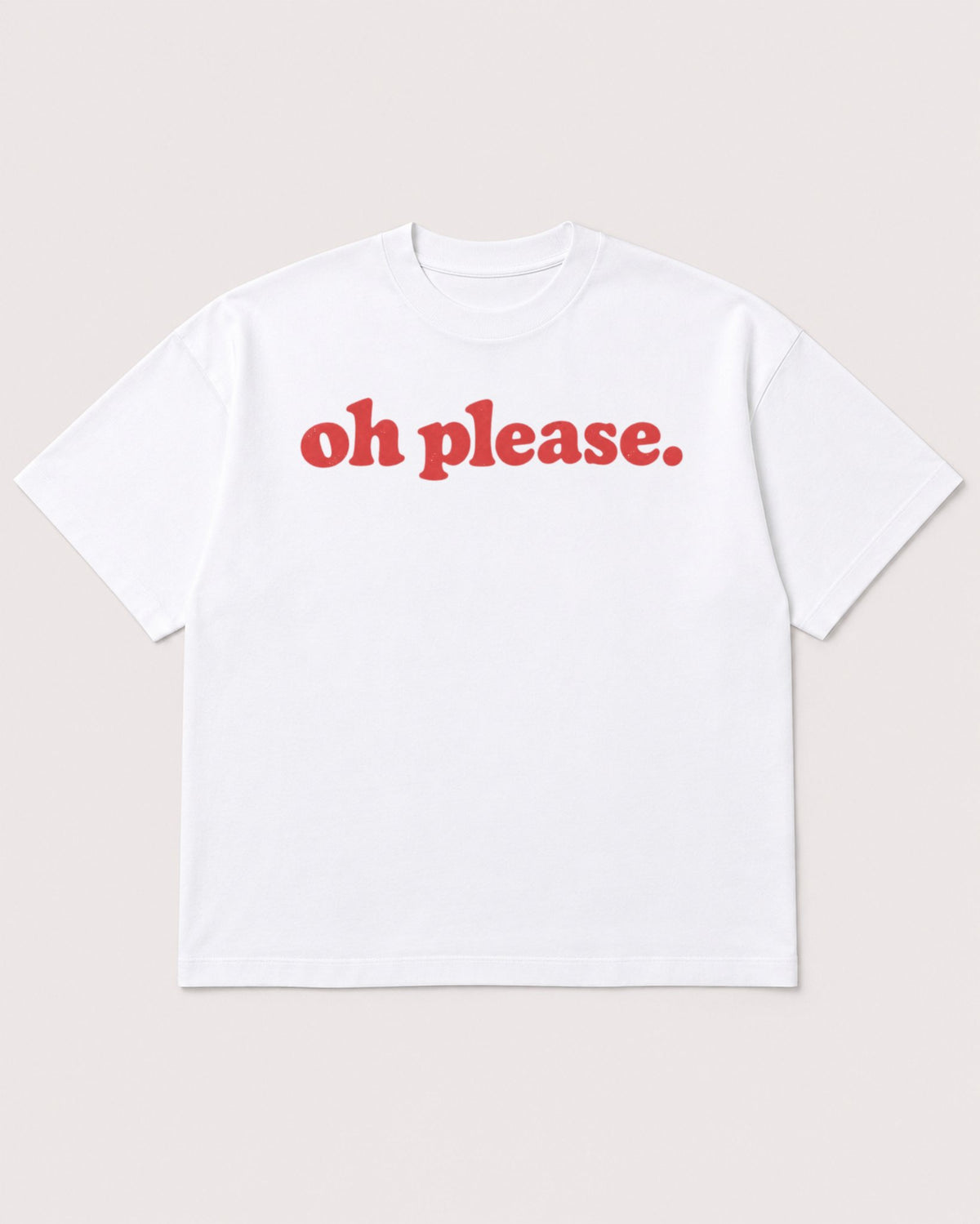 Mockup Boxy Heavyweight Tee White product