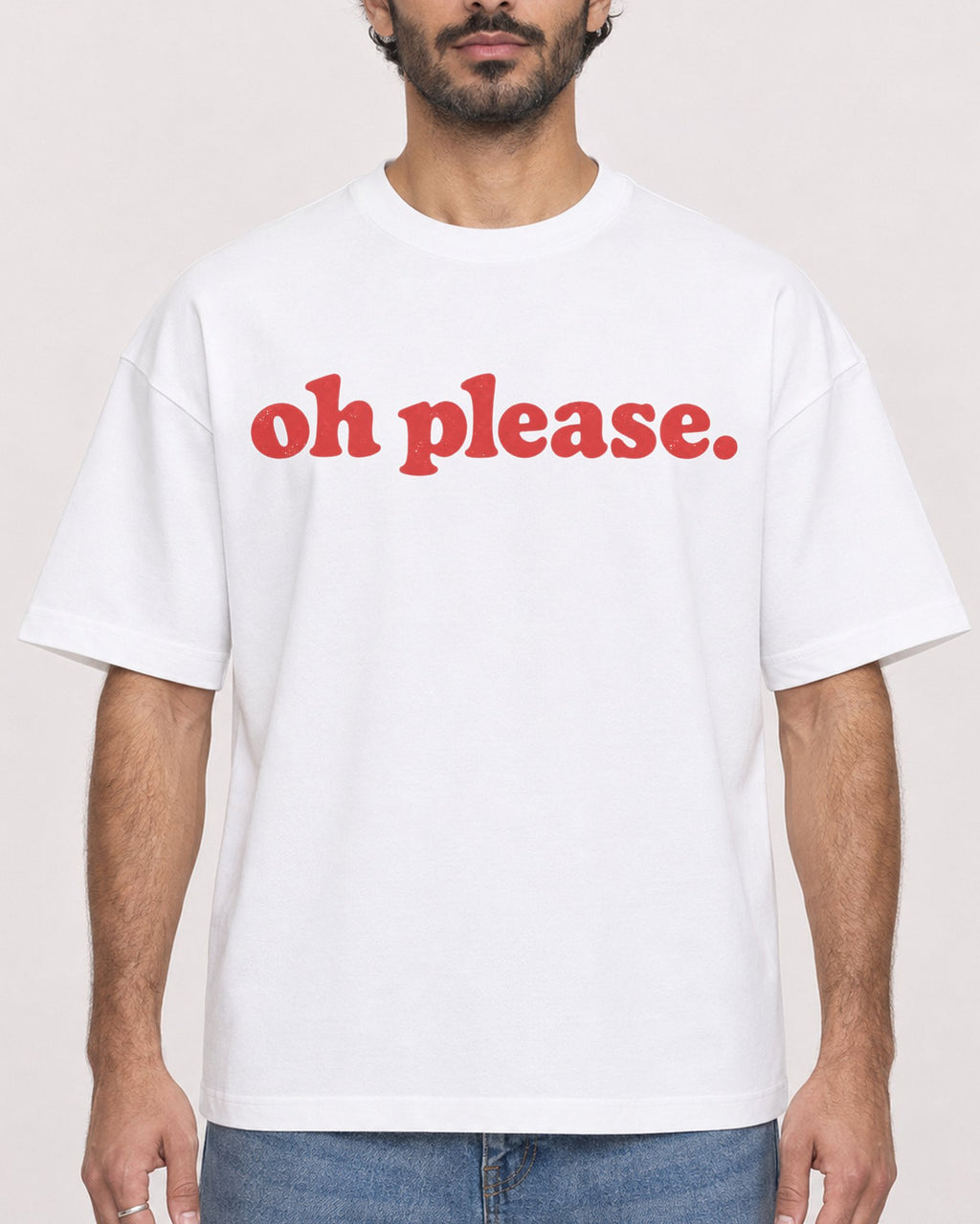 Mockup Boxy Heavyweight Tee White male close-up 47