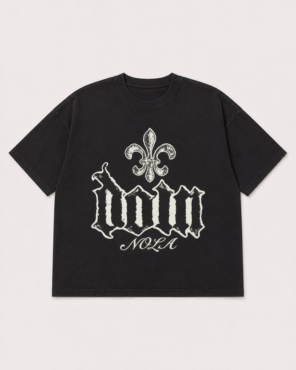 Mockup Boxy Heavyweight Tee Black product