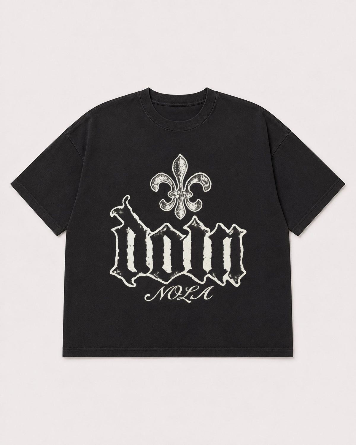 Mockup Boxy Heavyweight Tee Black product