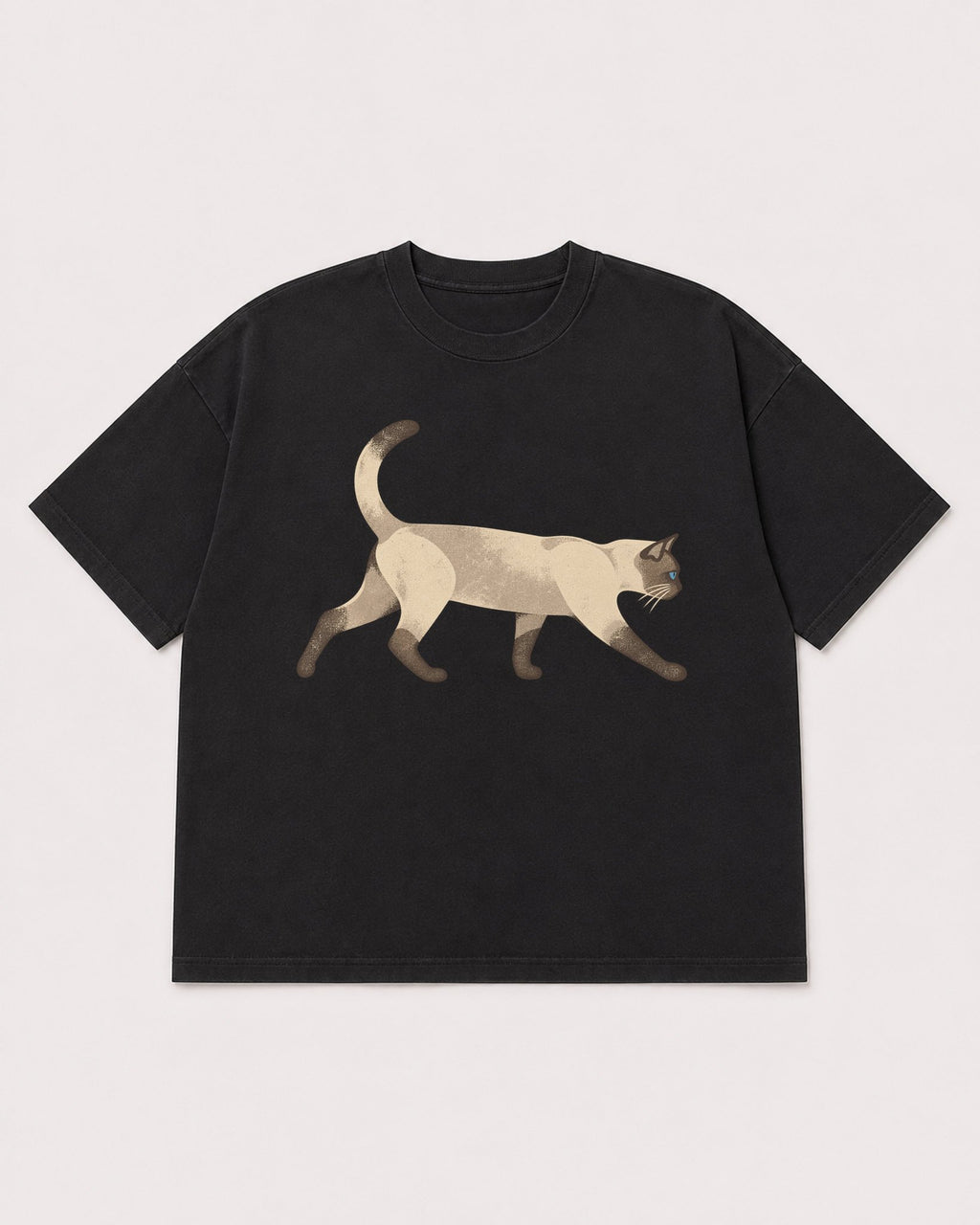 Mockup Boxy Heavyweight Tee Black product
