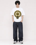 Mockup Boxy Heavyweight Tee White male full-body 11