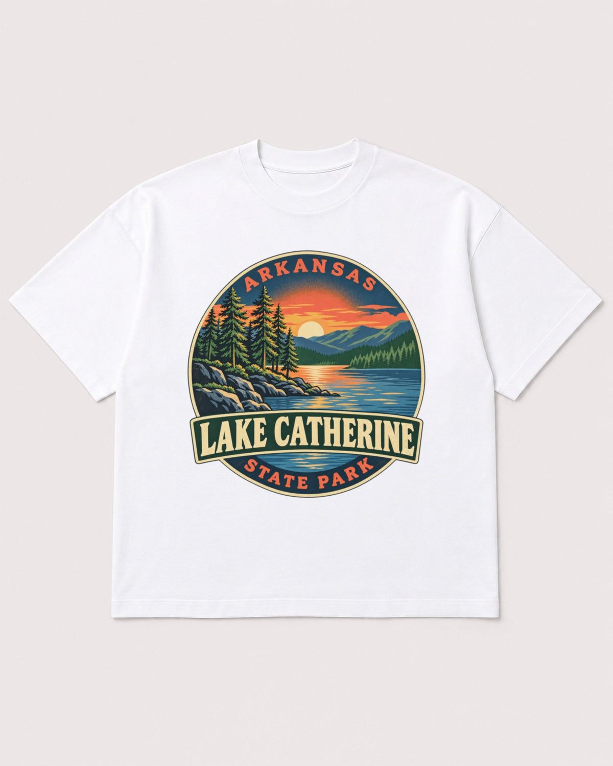 Mockup Boxy Heavyweight Tee White product