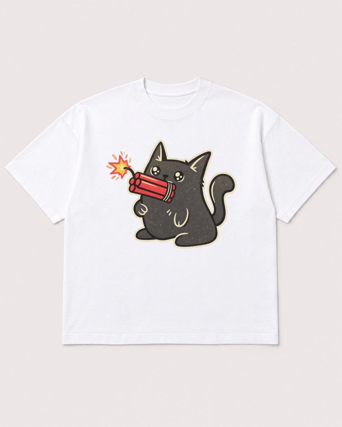 Mockup Boxy Heavyweight Tee White product