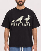 Mockup Boxy Heavyweight Tee Black male close-up 27