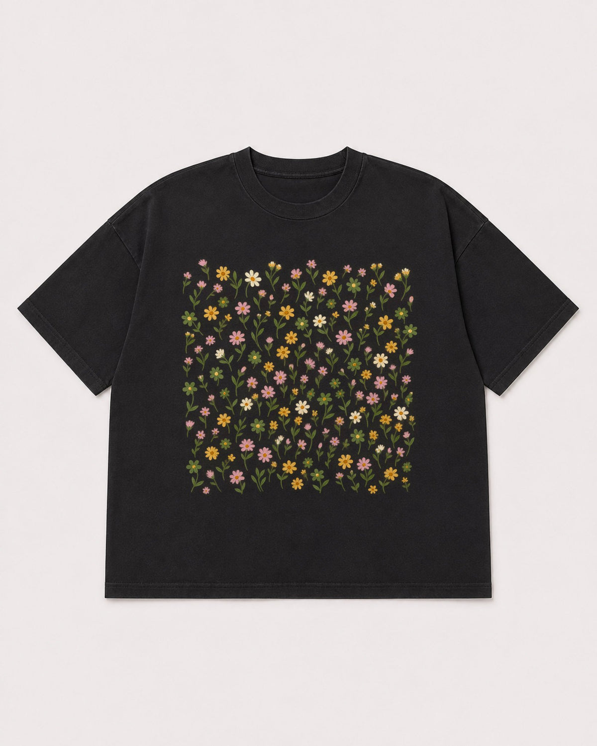 Mockup Boxy Heavyweight Tee Black product