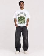 Mockup Boxy Heavyweight Tee White male full-body 05